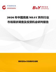 2026年中國高端MLCC陣列行業市場現狀調查及投資機會研判報告
