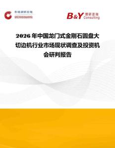 2026年中国龙门式金刚石圆盘大切边机行业市场现状调查及投资机会研判报告