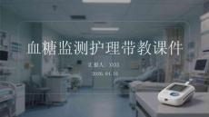 血糖監測護理帶教課件