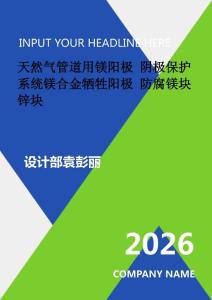 天然氣管道用鎂陽極 陰極保護系統鎂合金犧牲陽極 防腐鎂塊鋅塊
