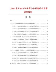 2026及未來5年中國小頭襯套行業(yè)發(fā)展研究報告