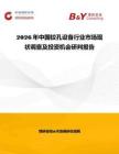 2026年中國鉸孔設備行業市場現狀調查及投資機會研判報告