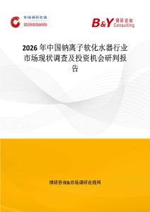 2026年中國鈉離子軟化水器行業(yè)市場現狀調查及投資機會研判報告