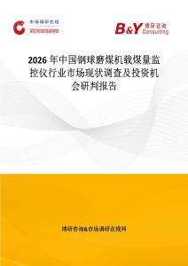 2026年中國鋼球磨煤機載煤量監控儀行業市場現狀調查及投資機會研判報告
