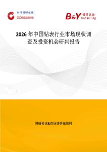 2026年中國鉆表行業(yè)市場現(xiàn)狀調(diào)查及投資機(jī)會研判報(bào)告
