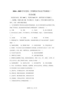 山東省淄博市高新區2024-2025學年（五四學制）六年級下學期期末歷史試題【有答案解析】