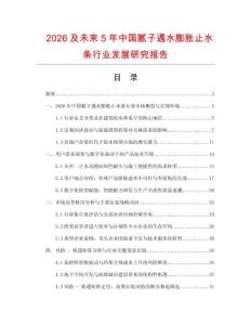 2026及未來5年中國(guó)膩?zhàn)佑鏊蛎浿顾畻l行業(yè)發(fā)展研究報(bào)告