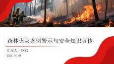 森林火災案例警示與安全知識宣傳