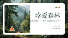 珍愛森林 遠離火情森林防火知識宣傳