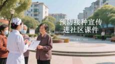 預防接種宣傳進社區課件