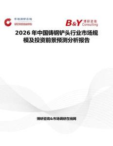 2026年中國鑄鋼鏟頭行業(yè)市場規(guī)模及投資前景預(yù)測分析報告