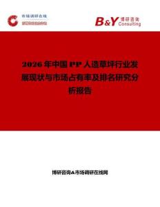 2026年中國PP人造草坪行業發展現狀與市場占有率及排名研究分析報告