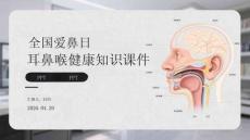 全国爱鼻日耳鼻喉健康知识课件 PPT