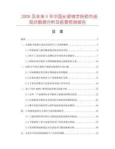 2026及未來5年中國長梁鑄字鐵鎖市場現狀數據分析及前景預測報告