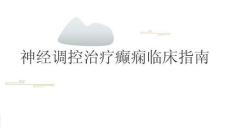 神經(jīng)調(diào)控治療癲癇臨床指南2026