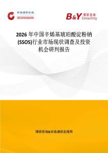 2026年中國辛烯基琥珀酸淀粉鈉(SSOS)行業市場現狀調查及投資機會研判報告