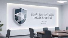 2026年安全生產法律法規(guī)知識宣講