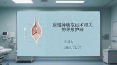 尿道異物取出術相關的導尿護理