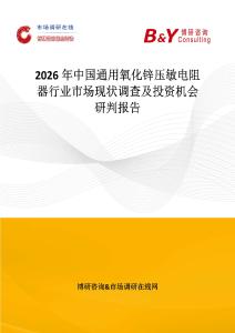 2026年中國通用氧化鋅壓敏電阻器行業市場現狀調查及投資機會研判報告