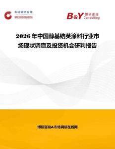 2026年中國醇基鋯英涂料行業(yè)市場現(xiàn)狀調查及投資機會研判報告