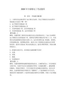 2026年中儲(chǔ)糧電工考試題庫(kù)（名師系列）