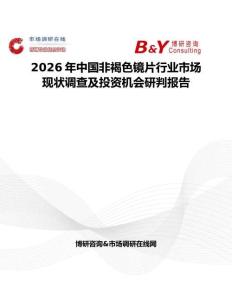 2026年中國非褐色鏡片行業市場現狀調查及投資機會研判報告