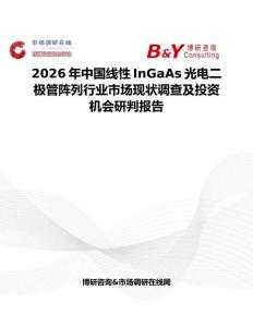 2026年中國線性InGaAs光電二極管陣列行業市場現狀調查及投資機會研判報告