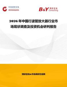 2026年中国行波管放大器行业市场现状调查及投资机会研判报告