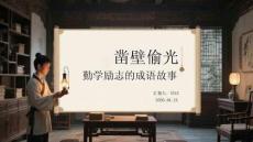 鑿壁偷光勤學勵志的成語故事