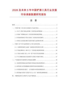 2026及未來5年中國鏟漆工具行業發展市場調查數據研究報告