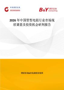 2026年中國管型電阻行業(yè)市場現(xiàn)狀調查及投資機會研判報告
