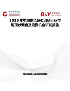 2026年中國(guó)素色超柔地毯行業(yè)市場(chǎng)現(xiàn)狀調(diào)查及投資機(jī)會(huì)研判報(bào)告