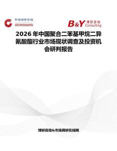 2026年中國聚合二苯基甲烷二異氰酸酯行業市場現狀調查及投資機會研判報告