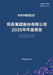 悍高集團：2025年年度報告