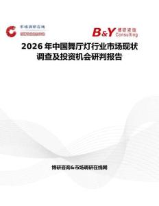 2026年中國舞廳燈行業(yè)市場現(xiàn)狀調(diào)查及投資機(jī)會研判報(bào)告