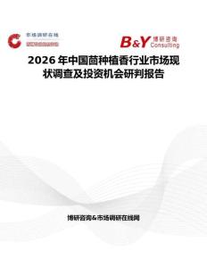 2026年中國茴種植香行業(yè)市場現(xiàn)狀調(diào)查及投資機(jī)會研判報(bào)告