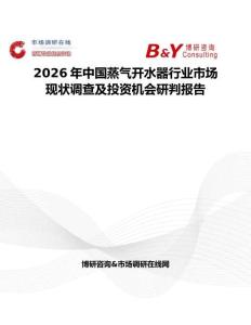 2026年中國蒸氣開水器行業市場現狀調查及投資機會研判報告