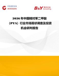 2026年中國精對苯二甲酸（PTA）行業市場現狀調查及投資機會研判報告