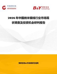 2026年中國納米銀線行業市場現狀調查及投資機會研判報告