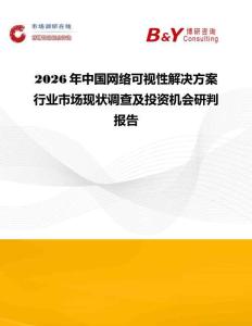 2026年中國網絡可視性解決方案行業市場現狀調查及投資機會研判報告
