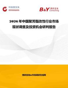 2026年中國聚芳酯改性行業市場現狀調查及投資機會研判報告