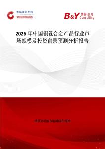 2026年中國銅鎳合金產品行業市場規模及投資前景預測分析報告