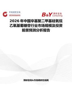 2026年中國辛基聚二甲基硅氧烷乙氧基葡糖苷行業市場規模及投資前景預測分析報告