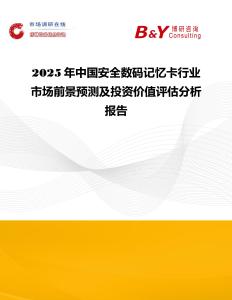 2025年中国安全数码记忆卡行业市场前景预测及投资价值评估分析报告