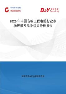 2026年中國音響工程電纜行業(yè)市場規(guī)模及競爭格局分析報告