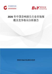 2026年中國音響插頭行業(yè)市場規(guī)模及競爭格局分析報告