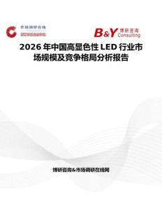 2026年中國高顯色性LED行業市場規模及競爭格局分析報告