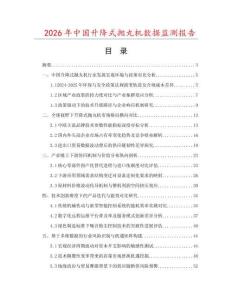 2026年中國升降式拋丸機數(shù)據(jù)監(jiān)測報告
