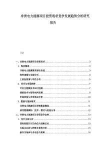 非洲电力能源项目投资现状竞争发展趋势分析研究报告