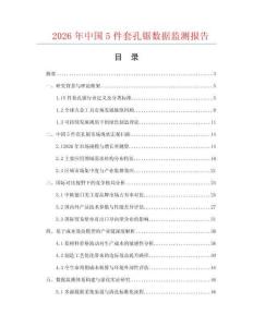 2026年中國5件套孔鋸數據監測報告